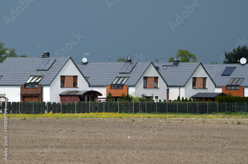 New housing estates on suburb photo