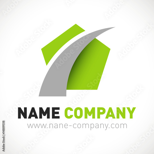 logo camion transporteur logistique France vert