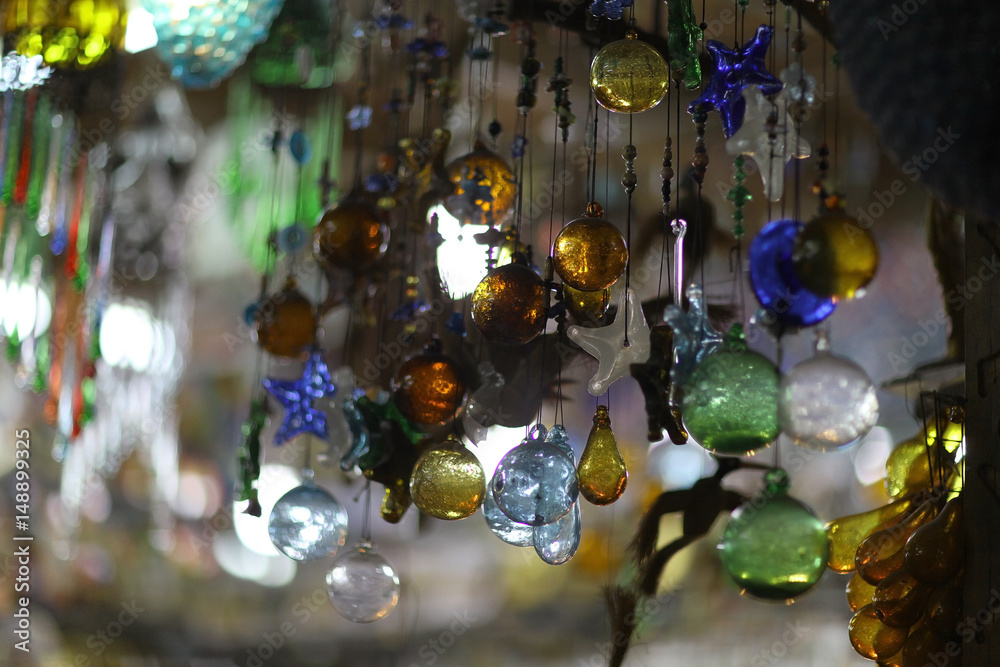 Obraz premium glass decoration light background east