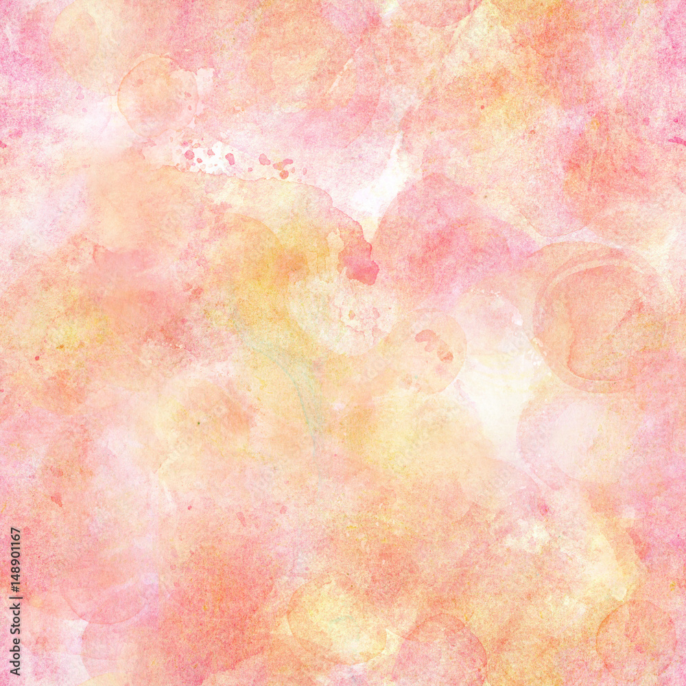 Seamless artistic pink background texture in pastel tones
