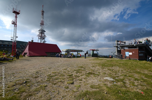 Obraz na płótnie Skrzyczne (Beskidy Mountains in Poland) w salonie