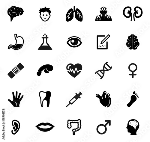 Icons Medicine and Organs