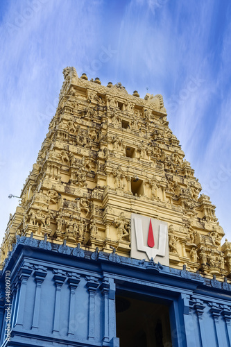 Simhachalam Hindu temple located in Visakhapatnam city suburb, India