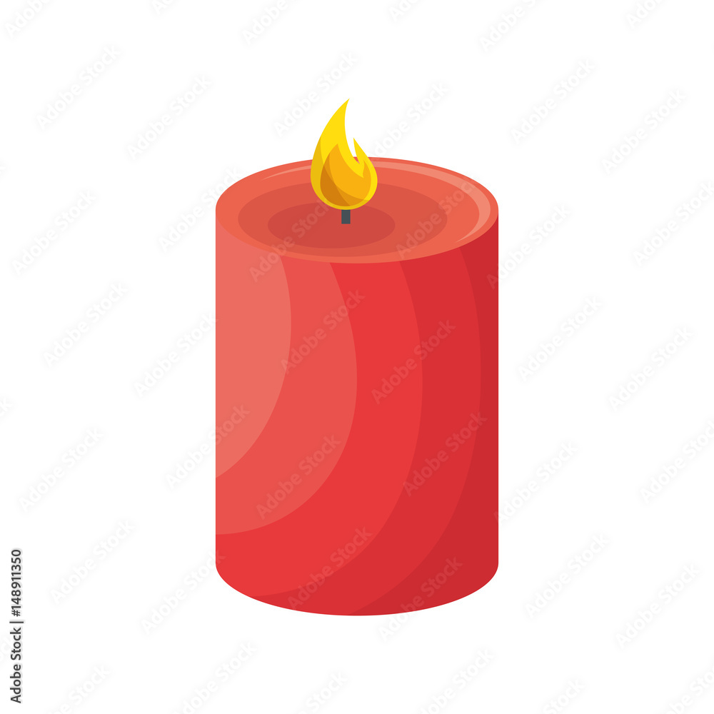 candle icon over white background. vector illustraition candle icon over white background. vector illustraition