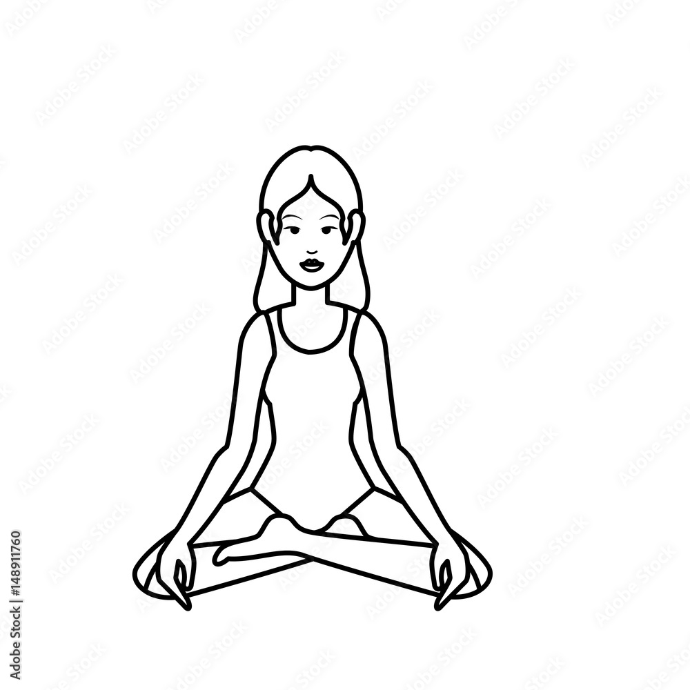 woman cartoon icon over white background. vector illustration woman cartoon icon over white background. vector illustration