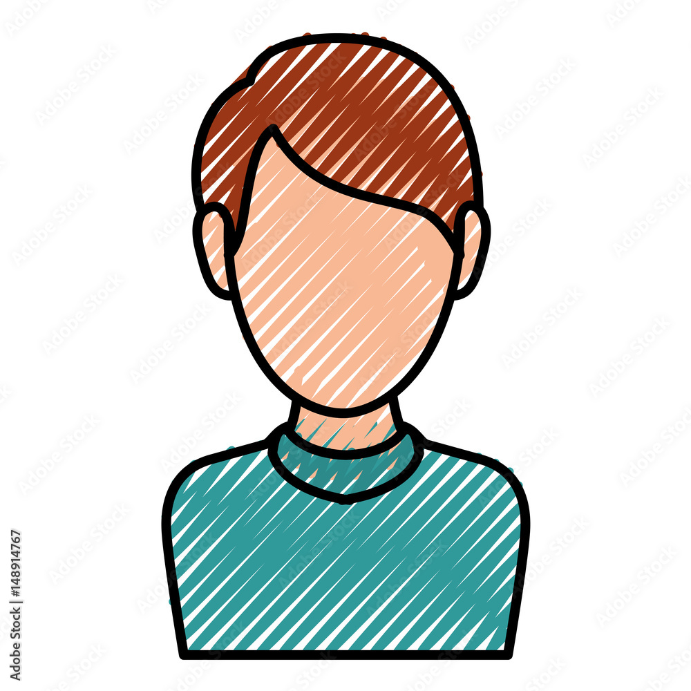 man avatar icon over white background. vector illustration man avatar icon over white background. vector illustration