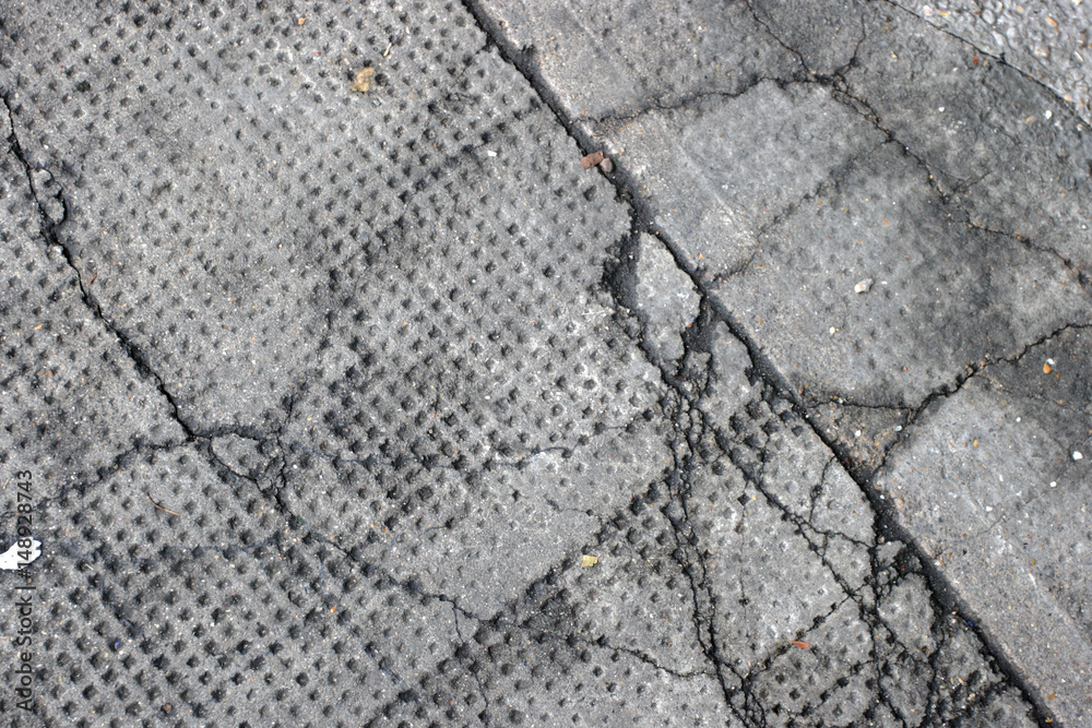 Obraz premium Textured and cracked concrete
