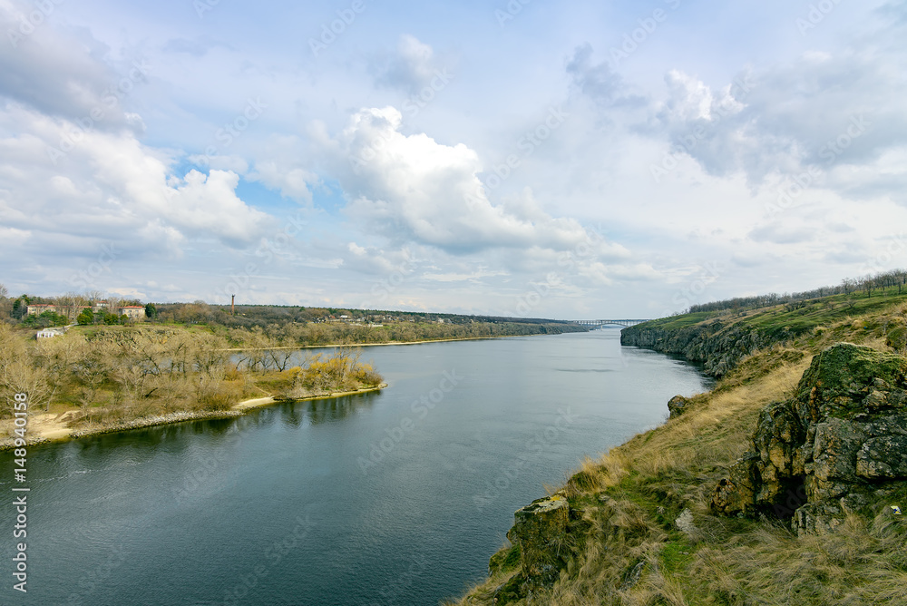 Rocks of the Dnieper River 