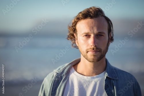 Portrait of young man