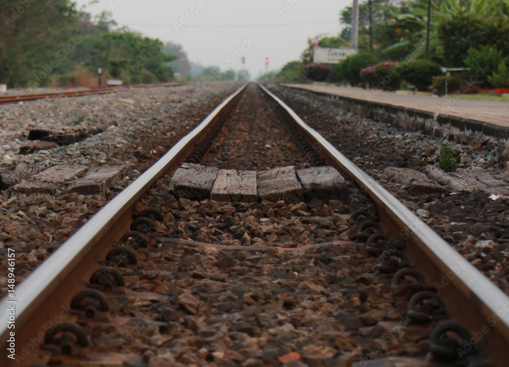 The railroad and the suburbs In the countryside. The railroad and the suburbs In the countryside.