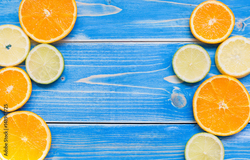 orange background, citrus