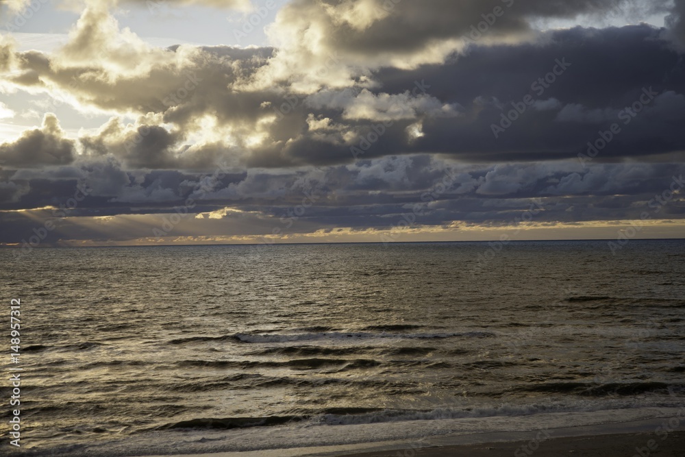 Obraz premium Wolken an der Nord See