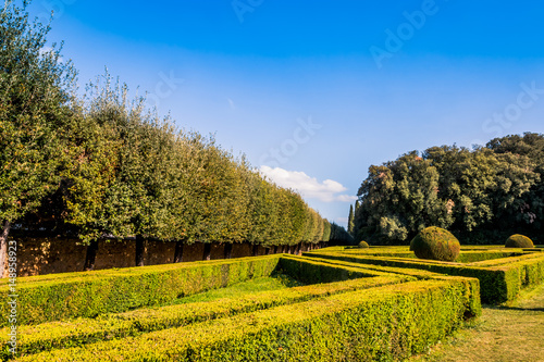 Les jardins Leonini Dans le village de San Quirico en Toscane