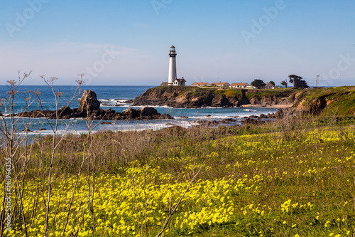 Pigeon Point Lighthouse, Pacific Ocean