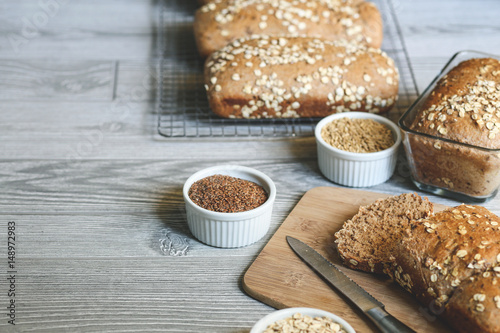 Homemade Whole Grain Honey Wheat Bread