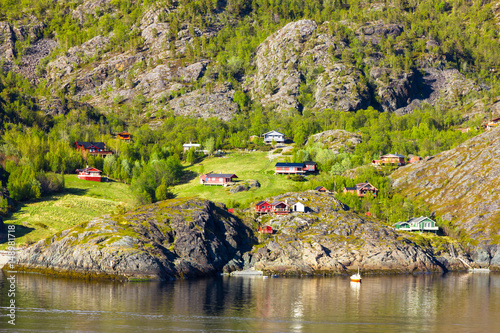 Beautiful view of northern Norway near Alta