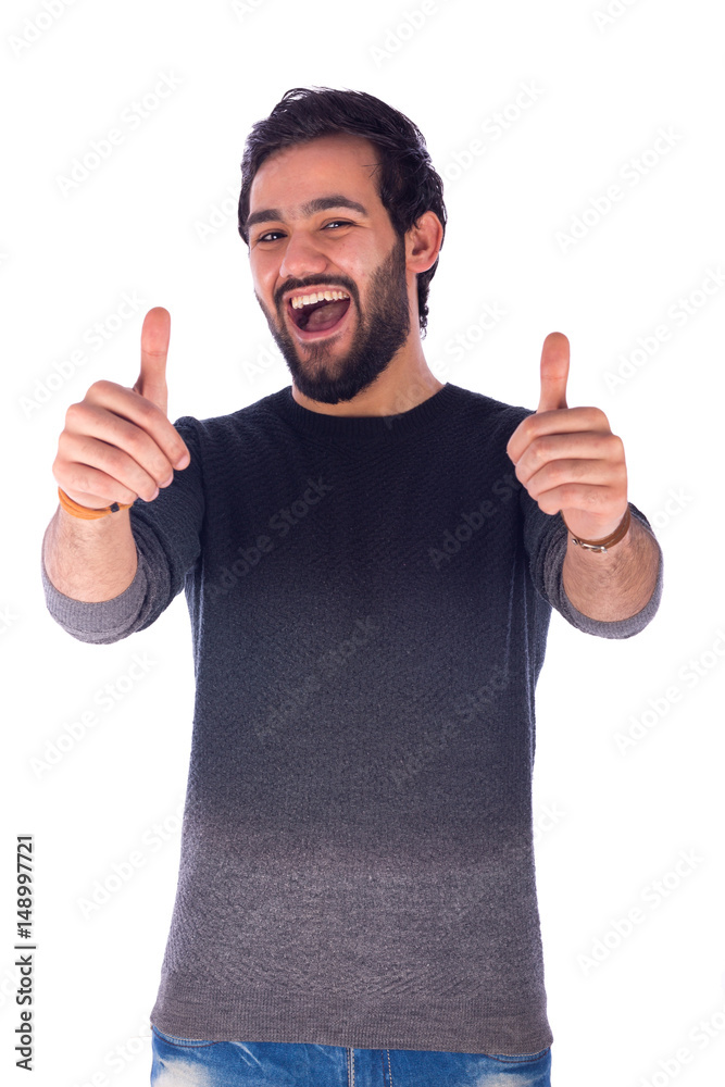 Smiling young man Smiling young man