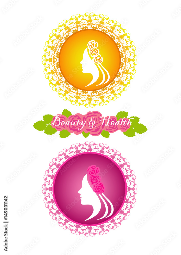 Beauty salon and spa logo Beauty salon and spa logo
