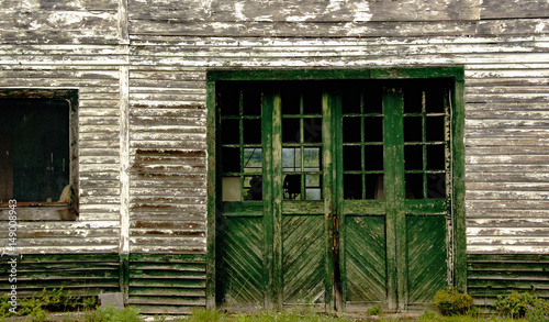 Canvas-taulu Long-abandoned Texaco Filling Station