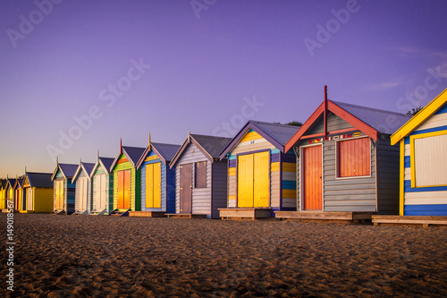 Obraz na płótnie Brighton Beach Shacks