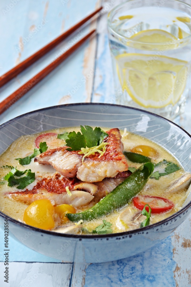 Asian Coconut Fish Soup Asian Coconut Fish Soup