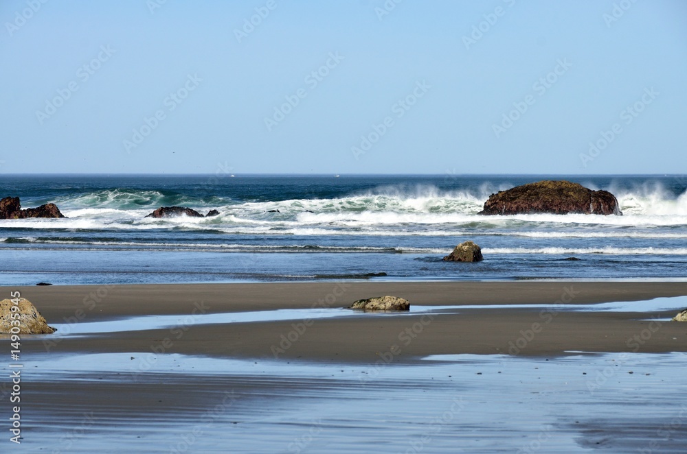 Coquille Point Beach, Kronenberg park, Bandon, Coos County, Oregon