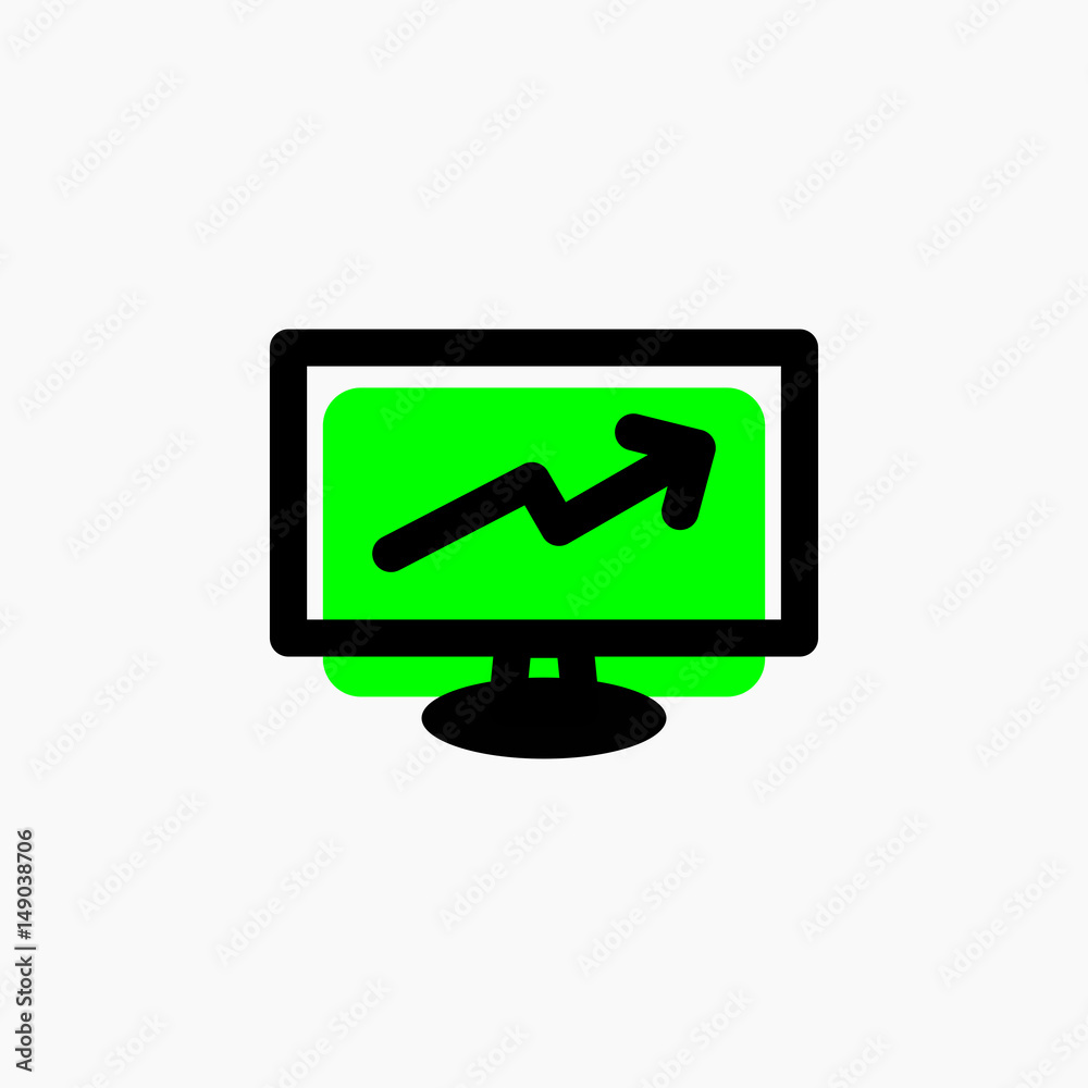 technology icon logo green technology icon logo green