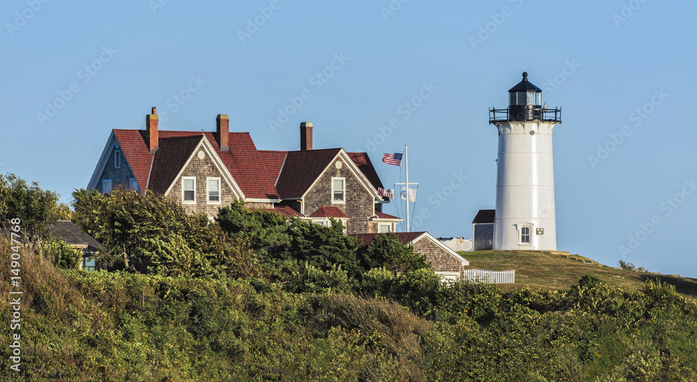 Nobska Point Lighthouse, Woods Hole, Cape Cod MA Nobska Point Lighthouse, Woods Hole, Cape Cod MA