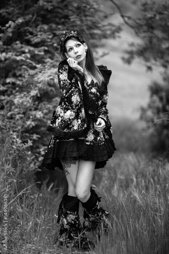 Portrait of an alternative model Portrait of an alternative model