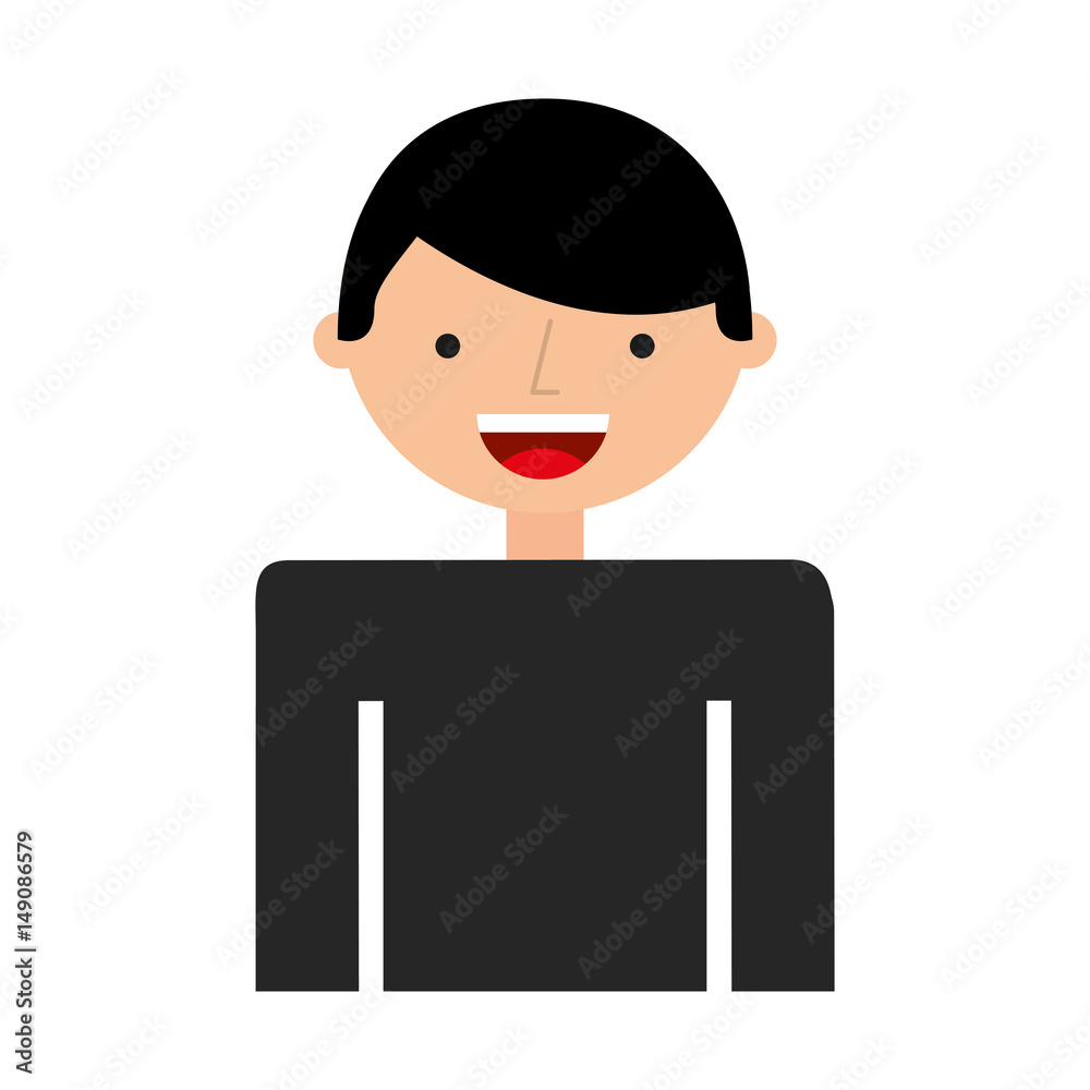 young man avatar character vector illustration design young man avatar character vector illustration design