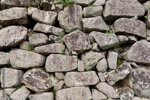 Rock wall at outdoor