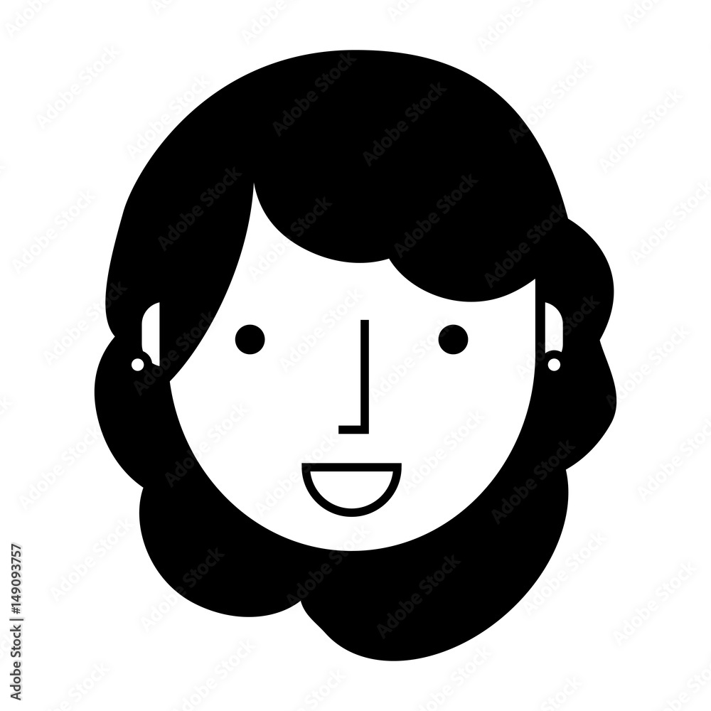 young woman avatar character vector illustration design young woman avatar character vector illustration design