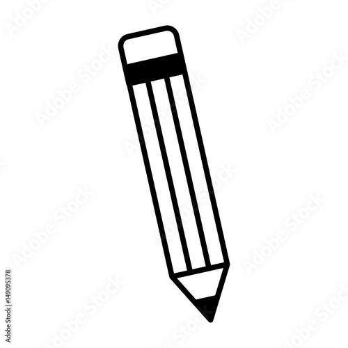 pencil school isolated icon vector illustration design