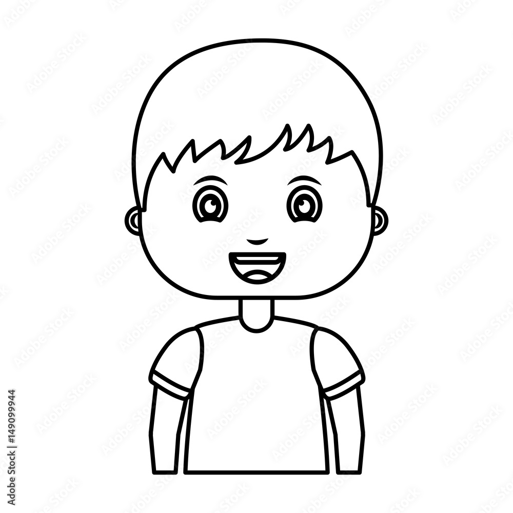 cute little boy character vector illustration design cute little boy character vector illustration design