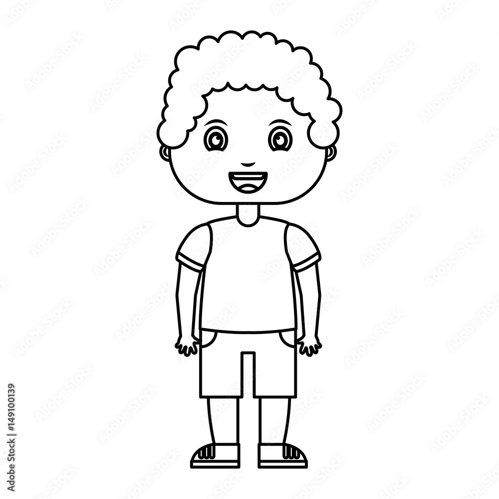 cute little boy character vector illustration design cute little boy character vector illustration design