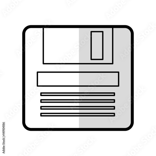 floppy disk isolated icon vector illustration design