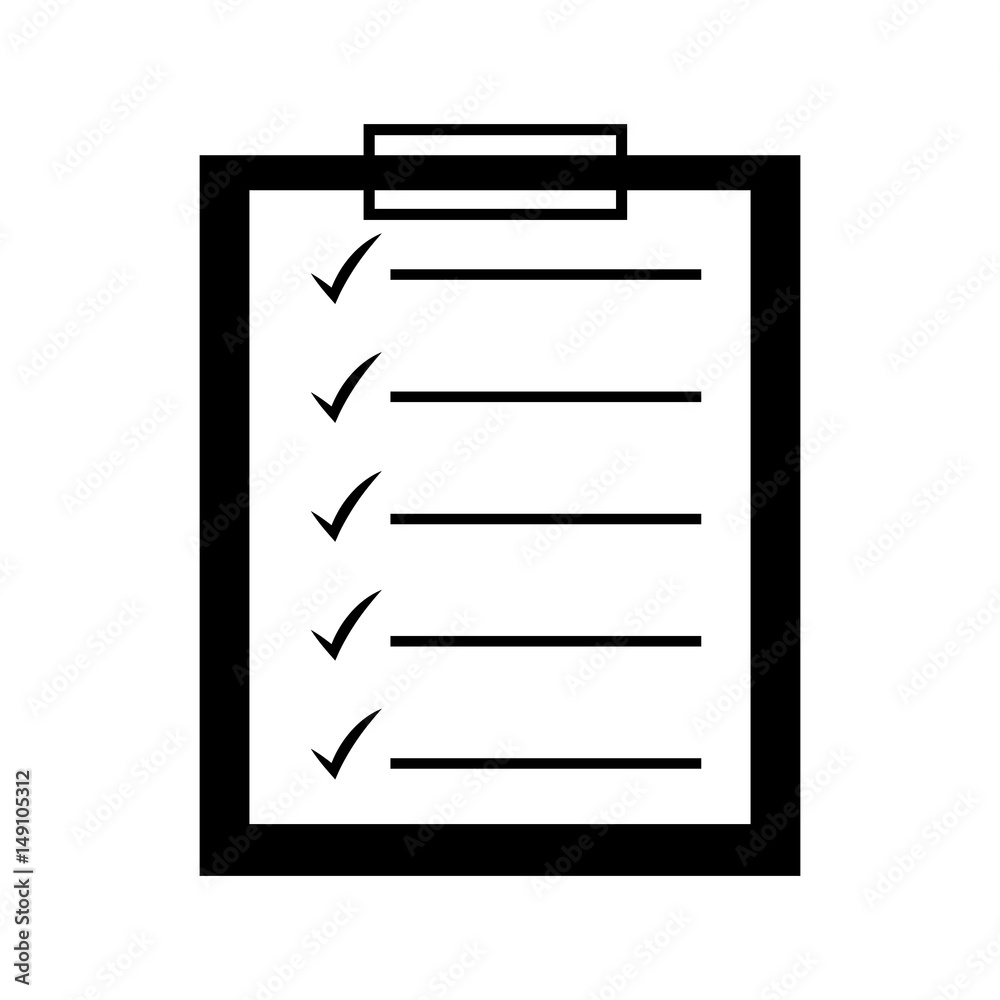 checklist clipboard isolated icon vector illustration design checklist clipboard isolated icon vector illustration design