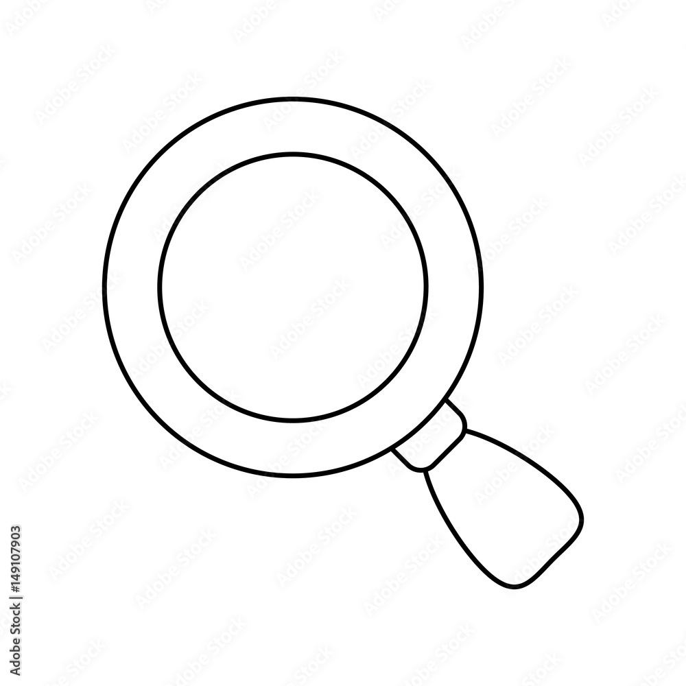Magnifying glass lupe icon vector illustration graphic design Magnifying glass lupe icon vector illustration graphic design