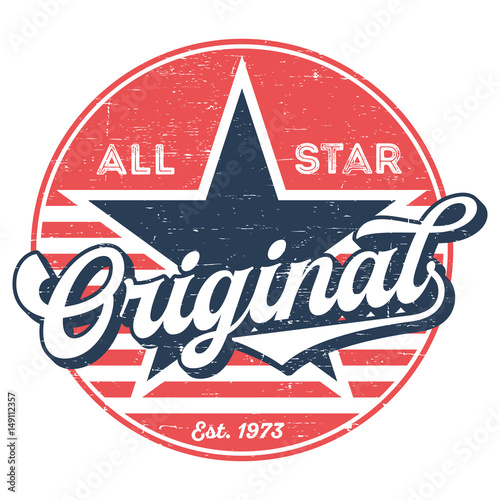 All Star Original - Used Look T-Shirt Design