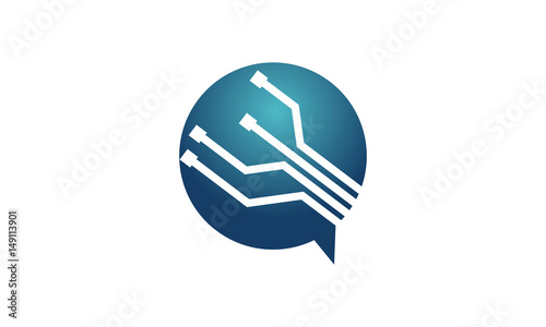 Digital World and Electrical Connections Communication