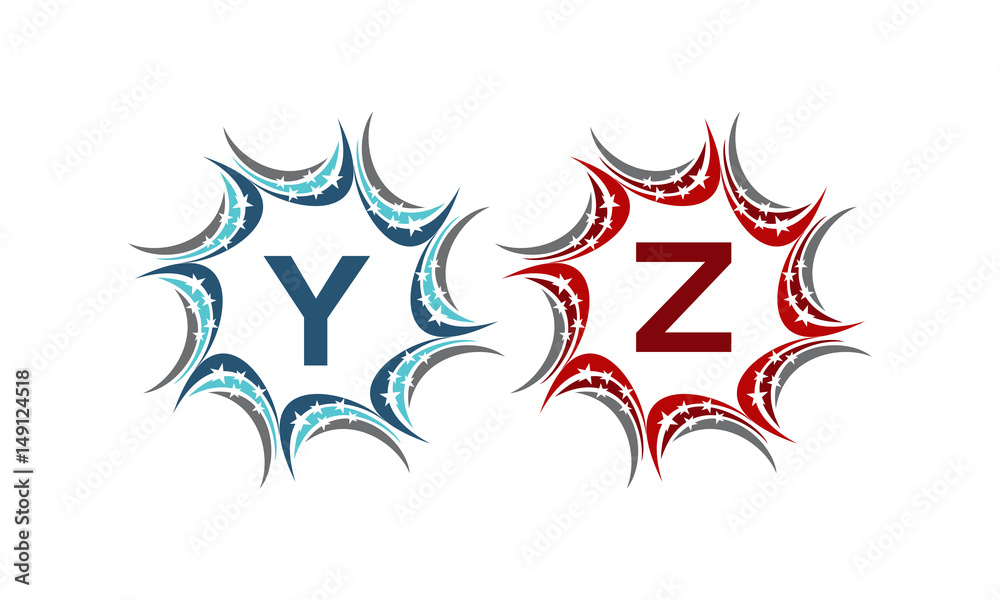 Star Swoosh Solution Initial Y Z Star Swoosh Solution Initial Y Z