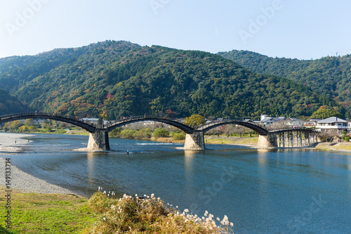 Japanese Kintai Bridge photo