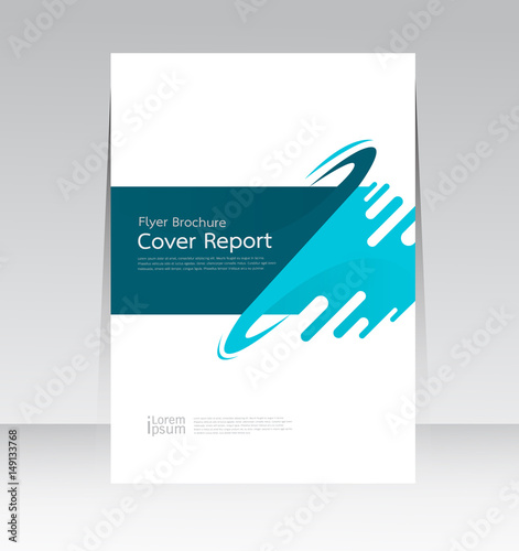 Vector abstract design cover report layout brochure poster template.
