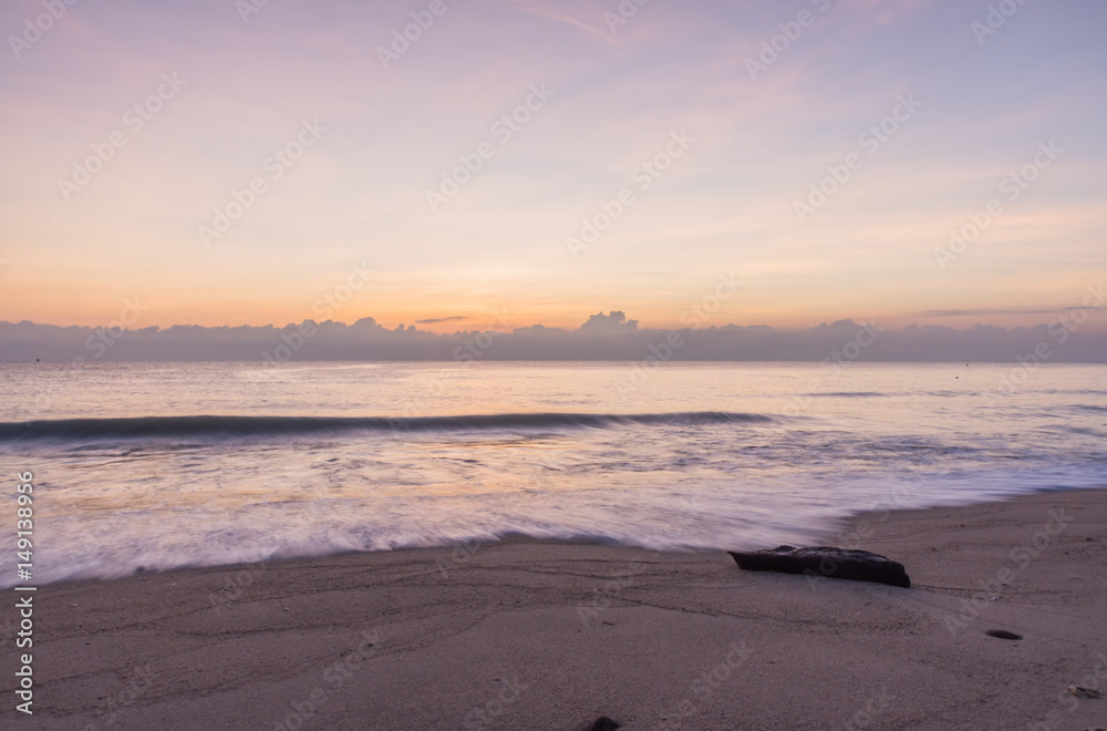 Morning at the beach in southern Thailand. Morning at the beach in southern Thailand.