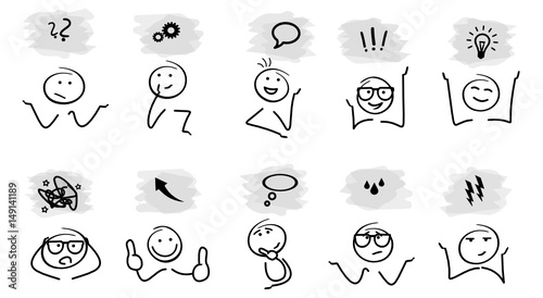 Stick Figures - Emotional Moments