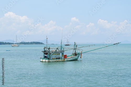 Fishing boat in the Krabi province Thailand.
