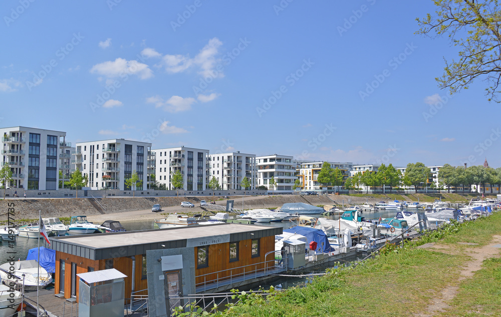 Fototapeta premium Mainz Winterhafen