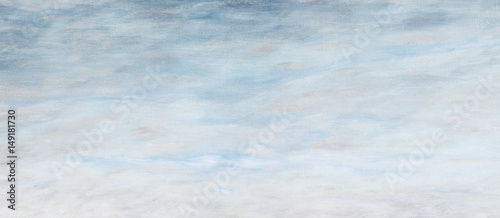 Light blue cloud sky abstract oil paint on canvas background. 