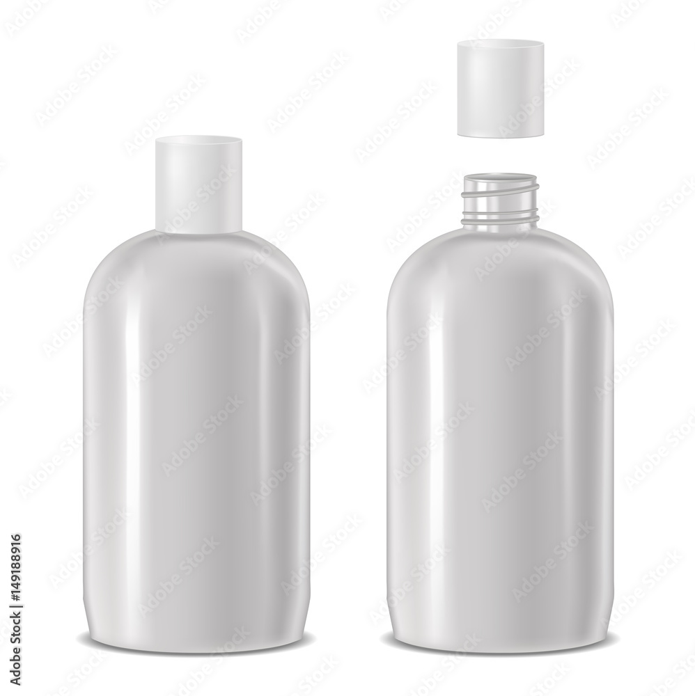 vector open and closed cosmetic bottle vector open and closed cosmetic bottle