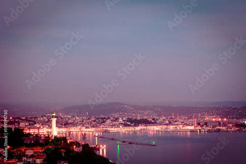 evening in the gulf of Trieste